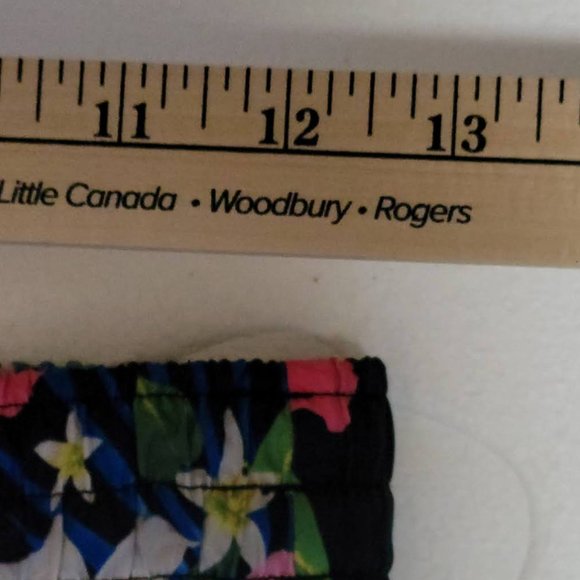 Super Cute Juniors' SO® Favorite Black Striped Floral Beach Shorts Size Small - Picture 9 of 11